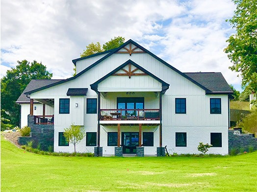 High-end aluminum window system installed in luxury residential estate project High-end aluminum window system installed in luxury residential estate project